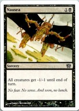 Nausea Magic The Gathering Eighth Edition Card Mint X1
