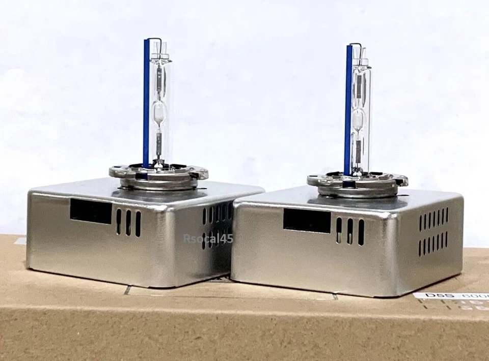 2x New OEM D5S 6000K 9285410171 66540 Xenon HID Headlight Bulbs Set - Image 1 of 2