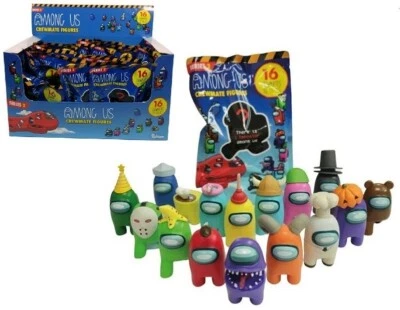 AMONG US CREWMATE Serie 2 FIGUREN Spielfiguren Sammelfiguren 24´er Display