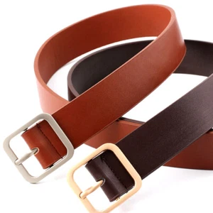 Women's Belt Lady Girl Leather Boho Metal Buckle Waistband Vintage Gift SE - Picture 1 of 16