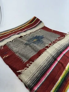 Indianer Indianer Weben Textil Südwestlicher Stil 58" x 29,5" - Bild 1 von 14