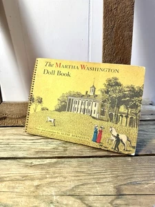 1945 VINTAGE MARTHA WASHINGTON PUPPENBUCH PAPIERPUPPE UNGESCHNITTEN VON BERNSTEIN SELTEN 1. AUFLAGE - Bild 1 von 16