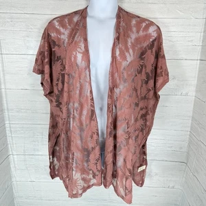 Neu mit Etikett Do everything in Love ANTHRO großer rostfarbener transparenter Kimono Landhaus Boho  - Bild 1 von 7