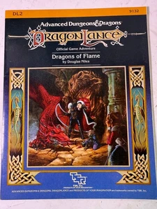 Dungeons & Dragons Advanced DragonLance Dragons of Flame 1984 TSR Modul - Bild 1 von 2