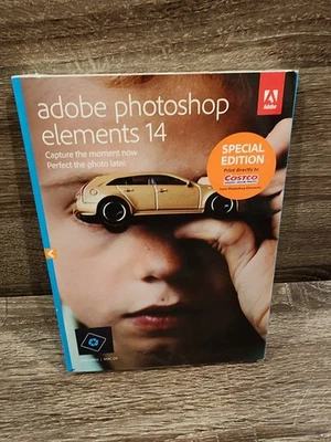 Adobe Photoshop Elements 14 DVD 2-Disc Win/Mac Software W/Key  - Image 1 of 4