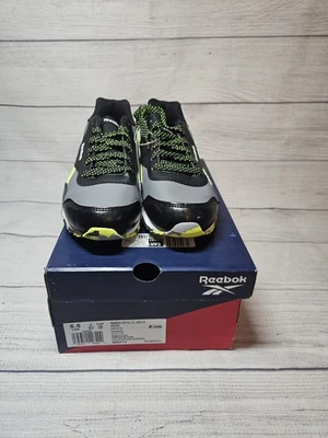 Reebok Boys Royal Classic Lace-up Jogger 3.0 Sneaker - Size 6.5 -Black/Ylw/Gray - Image 1 of 4