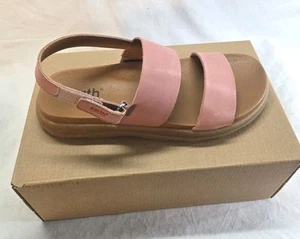 Earth Damengröße 9,5 rosa Leah Ledersandalen neu - Bild 1 von 5