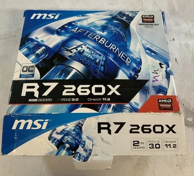 MSI V293-013R graphics card AMD Radeon R7 260X 2 GB GDDR5 NS G6C - Image 1 of 4