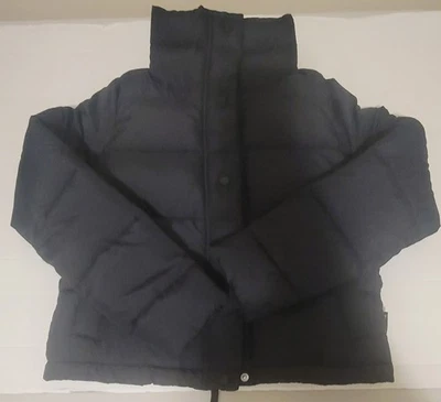 Chaqueta acolchada negra Abercrombie & Fitch para niños talla XS Foto 1 de 4