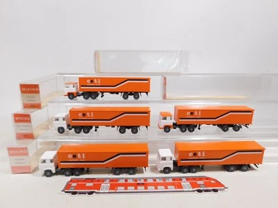5X Wiking H0 1:87 520 Contenitore Rimorchio Scania Mint+Box #DD506-0,5 - Immagine 1 di 4