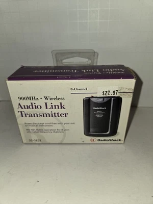 Radio Shack 900 MHz Audio Link Transmitter Wireless #32-1252 NIB Never Used.  - Image 1 of 4