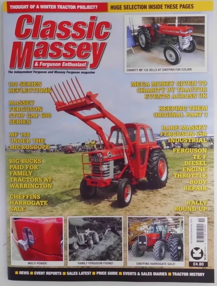 Classic Massey & Ferguson magazine Nov/Dec 2025. 100 Series reflections + 600s - Image 1 of 1