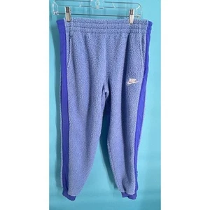 Nike Air Move To Zero Pants Purple Standard Fit Sherpa Fleece Jogger Size XL - Picture 1 of 13
