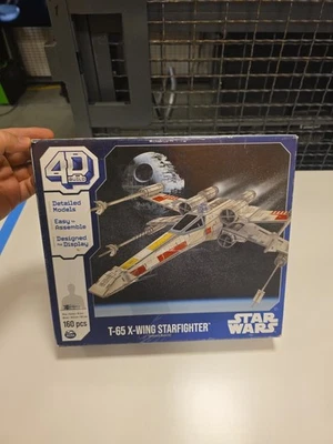 Kit Modelo Cartulina Star Wars 4D Build T-65 X Wing Starfighter 160 piezas Spinmaster Foto 1 de 4