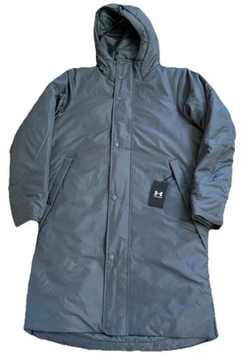 $180 Under Armour UA Storm Insulate Bench Coat Gray 1380869-012 Men’s Small NWT - Image 1 of 3