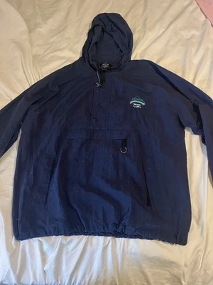 Ropa deportiva Anorak Ouray azul marino grande para hombre Foto 1 de 3