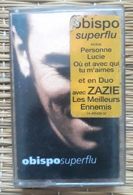 Vintage Cassette Obispo – Superflu - Les Meilleurs Ennems - K7 audio Tape... - Image 1 of 2