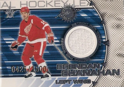 BRENDAN SHANAHAN, & CHRIS CHELIOS 2001 VANGUARD DUAL GAME USED JERSEYS# - Image 1 of 2