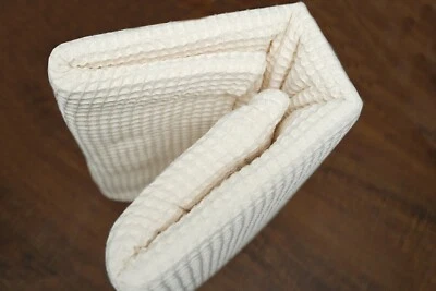 CUSTOMBAGSUPPLIES 100% Cotton Blanket (Waffle Weave Design), ALL FOUR SEASONS USE.