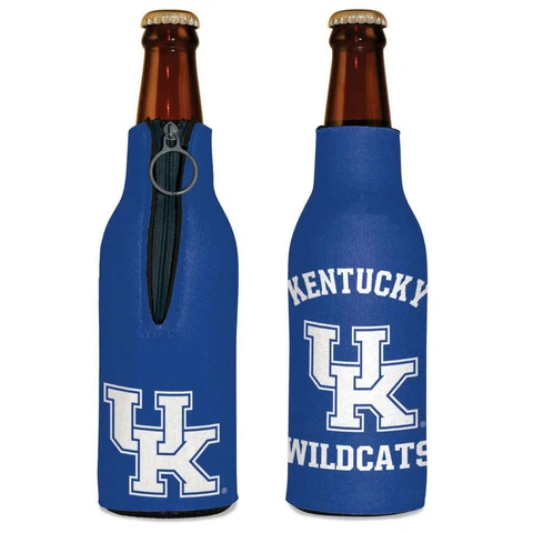 Kentucky Wildcats 12oz Two Sided Bottle Cooler [NEW] NCAA Can Holder Foam Koozie Cover