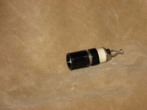 Banana Jack 5-way Binding Post, MINIATURE, new, black - Picture 1 of 3