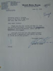 Signed Letter Vermont Senator George Aiken Genuine Vintage To John Lindsay 1966
