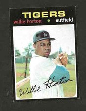 1971 TOPPS BASEBALL CARD # 120 WILLIE HORTON Detroit Tigers   ex+