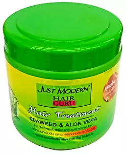 JUST MODERN Haarbehandlung SEETANG & ALOE VERA beschädigt trockenes Split-Ends Haar 500ml - Bild 1 von 12