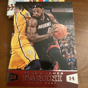 Lebron James 2013-14 Panini #114 2013-14 Panini Lebron James Panini Heat Lakers