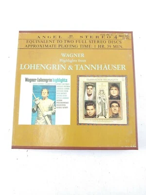 WAGNER Lohengrin / Tannhauser Highlights REEL-TO-REEL 4-Track Stereo 3 3/4 IPS - Image 1 of 3