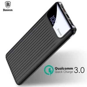 Banque d'alimentation SMART portable charge rapide Qualcomm 3.0 10000 mAh double charge USB - Photo 1 sur 7