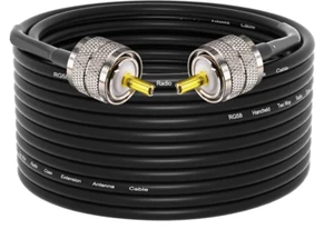 Kabel koncentryczny wtyk UHF do złącza PL259 RF RF przedłużacz koncentryczny RF niska strata - Zdjęcie 1 z 2