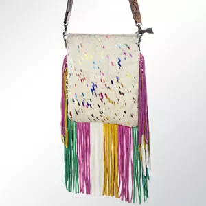 AD American Darling ADBG606 Messenger Hair-On Echtleder Damentasche Western - Bild 1 von 5