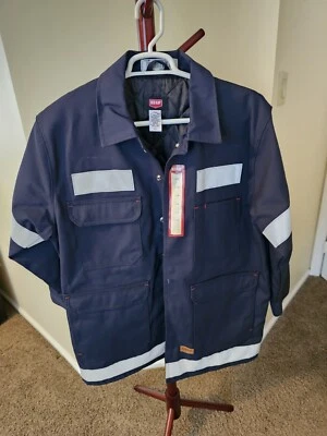 RED KAP LARGE MEN'S HIGH VISIBILITY HEAVY DUTY JACKET- SIZE L - Image 1 of 4