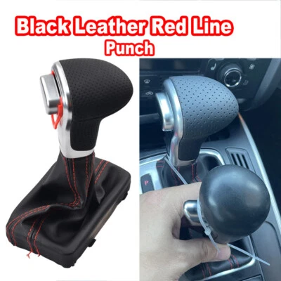 Negro para Audi A6 C6 Q5 A4 B8 A5 A3 06-11 palanca de cambios palanca de cambios arranque Foto 1 de 4