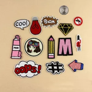 New Embroidered Iron On/ Sew On PATCH Lot Craft DIY Badge Bag Fabric #3 Combo - Picture 1 of 1