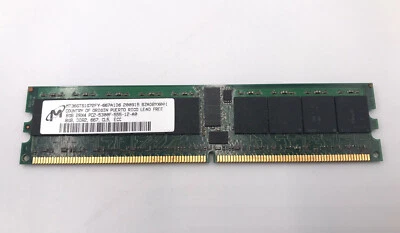 MT36GTS1G72FY-667A1D6 8GB DDR2-667/PC2-5300 1.5V DIMM 2RX4 PC-5300F-555-12-A0 - Image 1 of 3