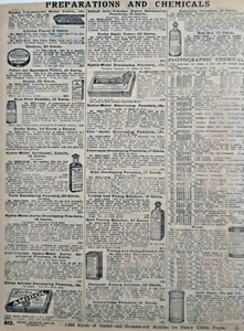1911 Película de fotografía antigua desarrollo arte Sears Página de catálogo Anuncio impreso vintage - Imagen 1 de 3