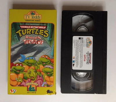 TV Teddy - Teenage Mutant Ninja Turtles: Return of the Turtleoid (VHS, 1993)TMNT - Image 1 of 2