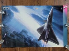 Atf U.S Air Force Aircraft Poster Lockheed Boeing General Dynamics Usaf Syd Mead
