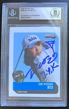 JIN YOUNG KO SIGNED SI FOR KIDS GOLF ROOKIE CARD *BECKETT* AUTO’D LPGA KOREA