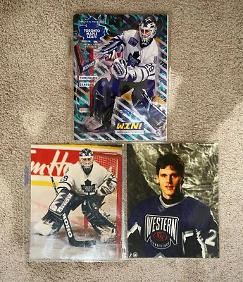 Felix Potvin Toronto Maple Leafs Memorabilia 1997-98 Game Program & 8x10 Picture - Image 1 of 4