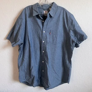 Camisa Levi's Manga Corta Un Bolsillo Ajuste Estándar Where I'm From Hombres Talla XL ¡NUEVA CON ETIQUETAS! - Imagen 1 de 6