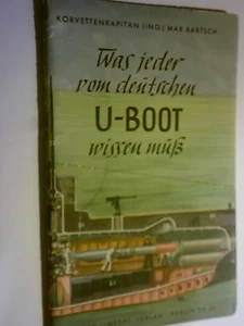 GERMAN WW2 :PERIOD ISSUED U-BOAT BOOK - Picture 1 of 7