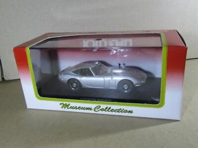458S Kyosho 03031S Colección Del Museo Toyota 2000 GT Plateado 1:43 Nuevo + Caja - Imagen 1 de 4