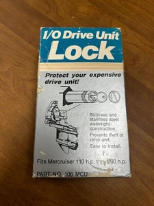 TEMPO MARINE I/O DRIVE UNIT LOCK 106 MCU FITS MERCRUISER 110-260HP MARINE BOAT - Picture 1 of 2