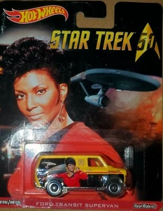 2015 Hot Wheels Star Trek 50 anniversary Transit Supervan Real Riders New - Picture 1 of 12