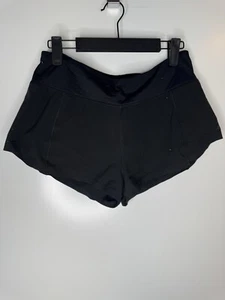 Lululemon Speed Shorts Adult 6 2.5” Running Active Lined Ladies Black Vented - Imagen 1 de 12