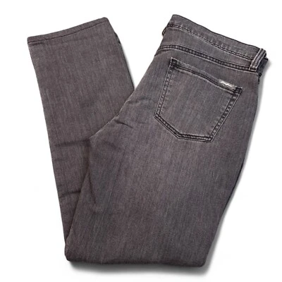 Eddie Bauer Boyfriend Mid Rise Straight Jeans Womens Petite Size 8 Flannel Lined - Image 1 of 4