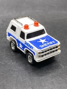 Majorette Micro Sonic Flashers Sheriff Micro Chevy Blazer Lights Truck Vintage - Picture 1 of 7